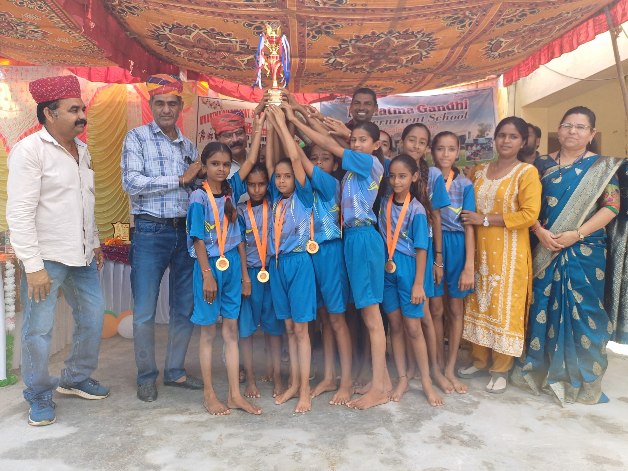 69वीं जिला स्तरीय खो-खो प्रतियोगिता (14 वर्ष छात्रा वर्ग) का समापन समारोह सम्पन्न